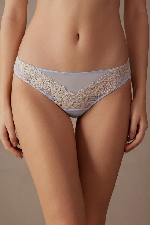 Intimissimi Pretty Flowers Brazilian Světle Blankyt Blankyt | 9273658-TP